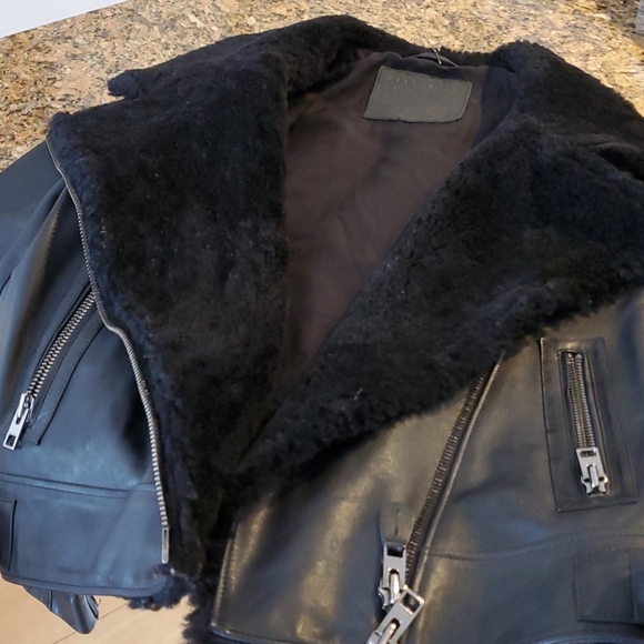Leather Jacket Allsaints limited edition - Picture 6 of 6